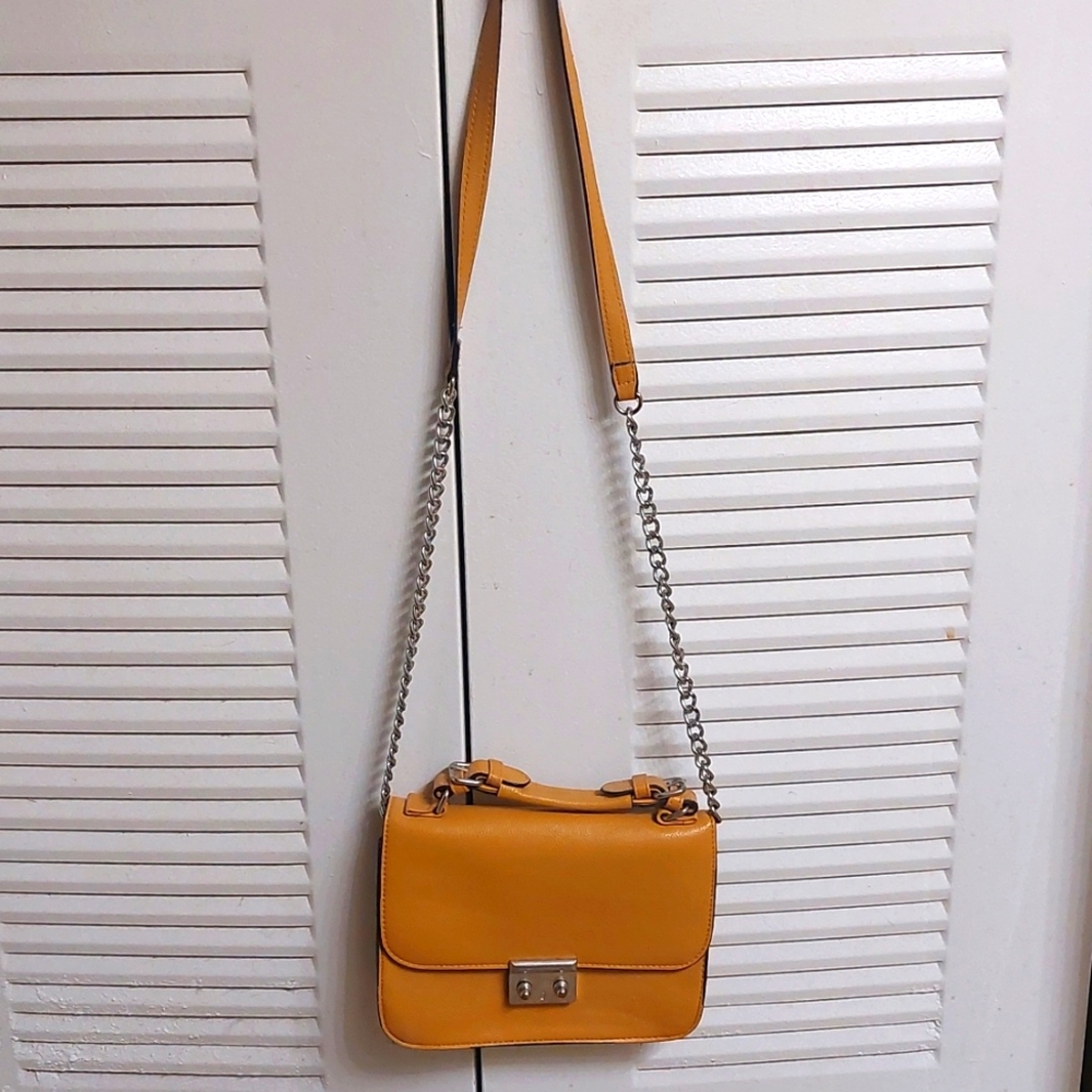 Forever 21 Mustard Crossbody Shoulder Purse
